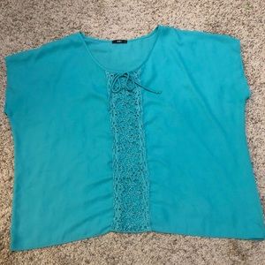 Minty green blouse